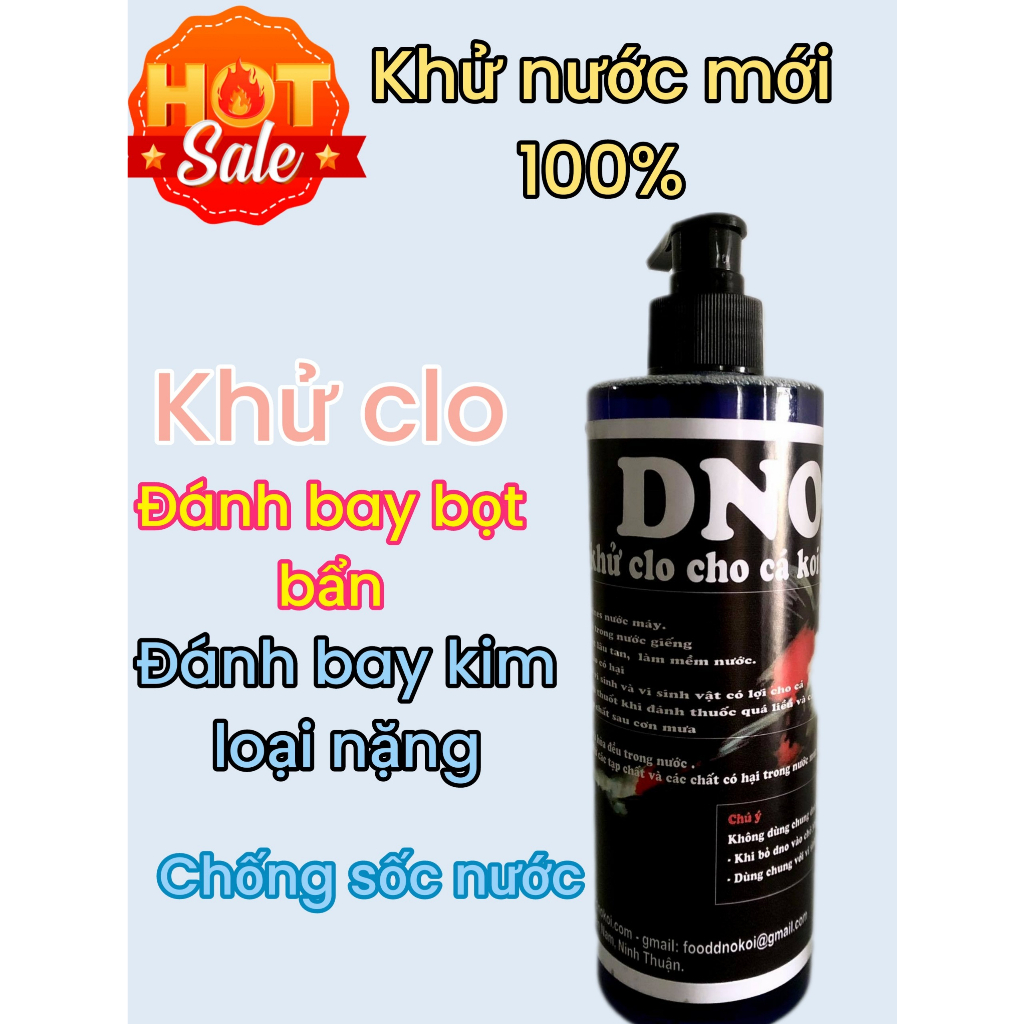 Dung dịch khử clo cho nước máy nuôi cá cảnh 500 ml