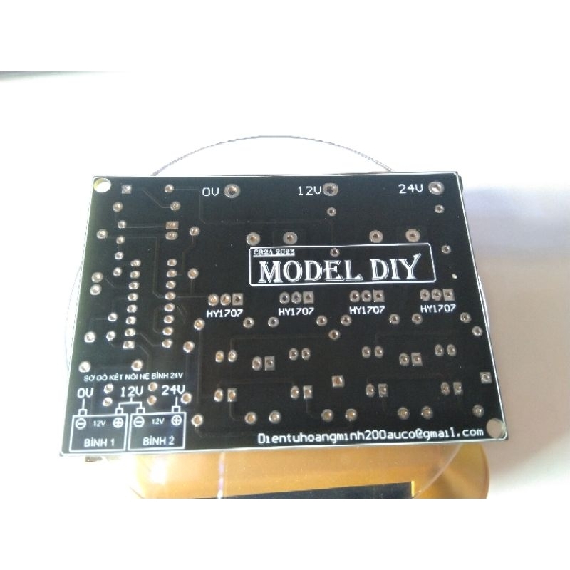 2 PCB Trắng Cân bằng ắc quy, bình pin lithium hệ 2 bình 24V Model DIY SX 27/11/22