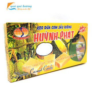 Kẹo dừa cơm Sầu Riêng Huỳnh Phát – Đặc sản Bến Tre
