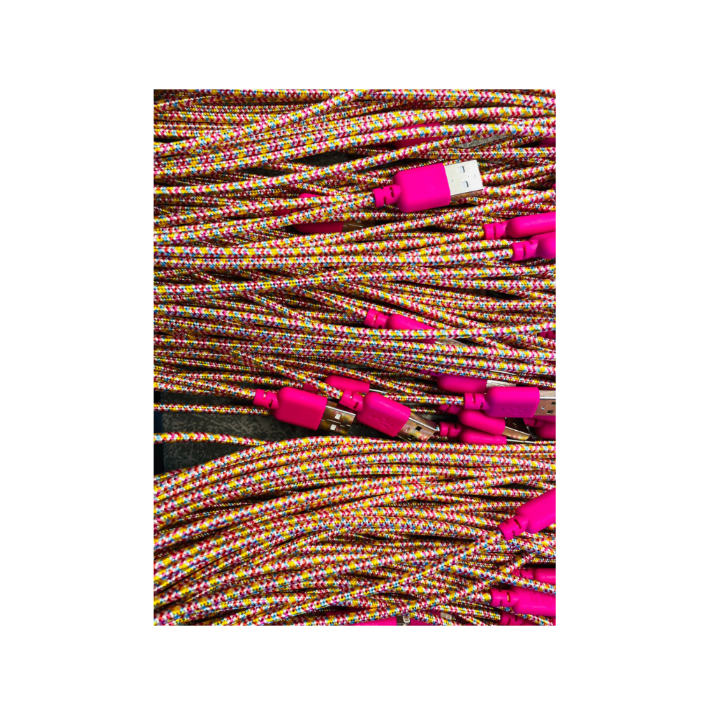 Cáp sạc nhanh IHip thương hiệu Mỹ bọc dù siêu bền dài 1,8m chip C48. New nobox