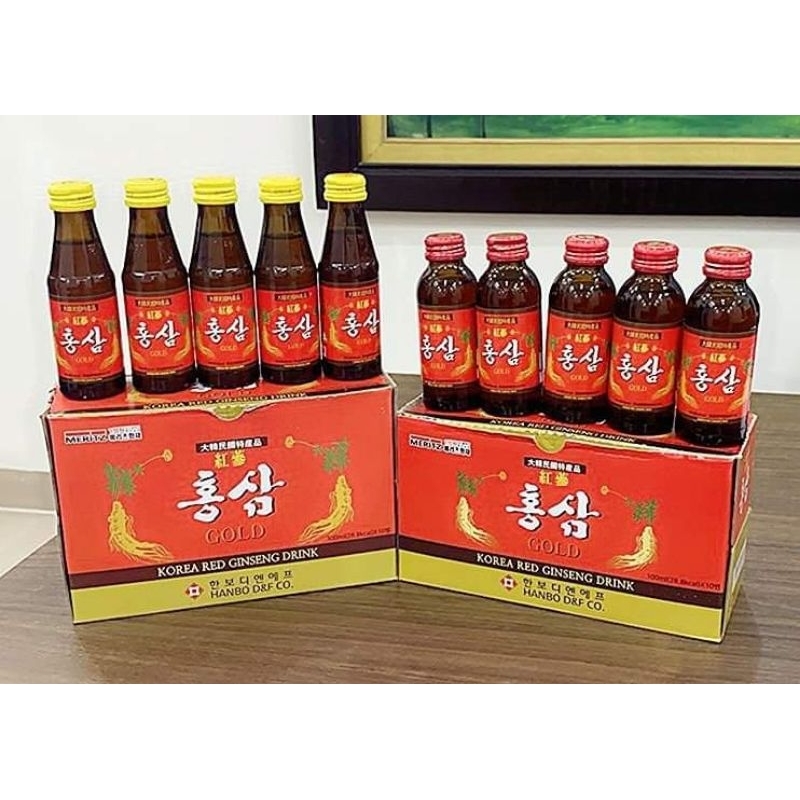 Nước hồng sâm chai HanBo Hàn Quốc(hộp 10 chai)