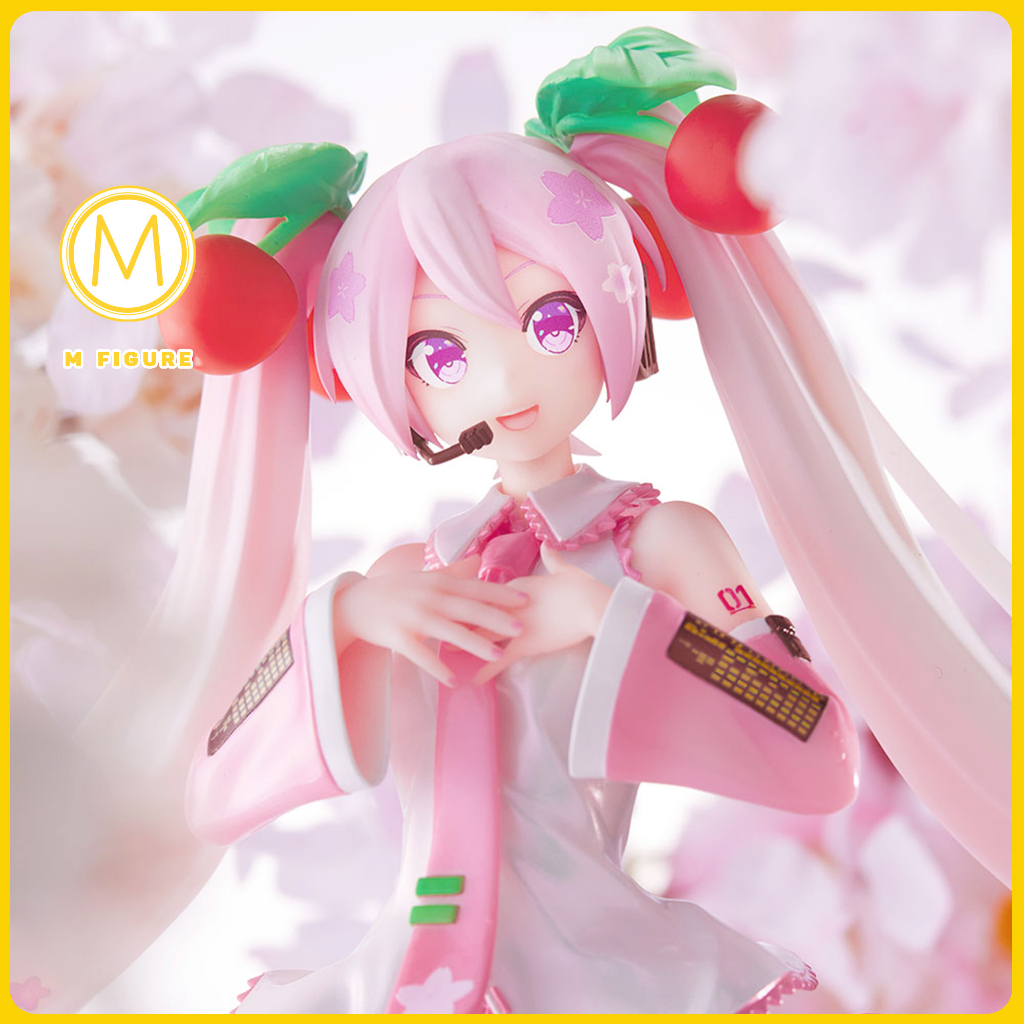 MÔ HÌNH CHÍNH HÃNG HATSUNE MIKU - Vocaloid - Luminasta - Sakura Miku 2023 Figure