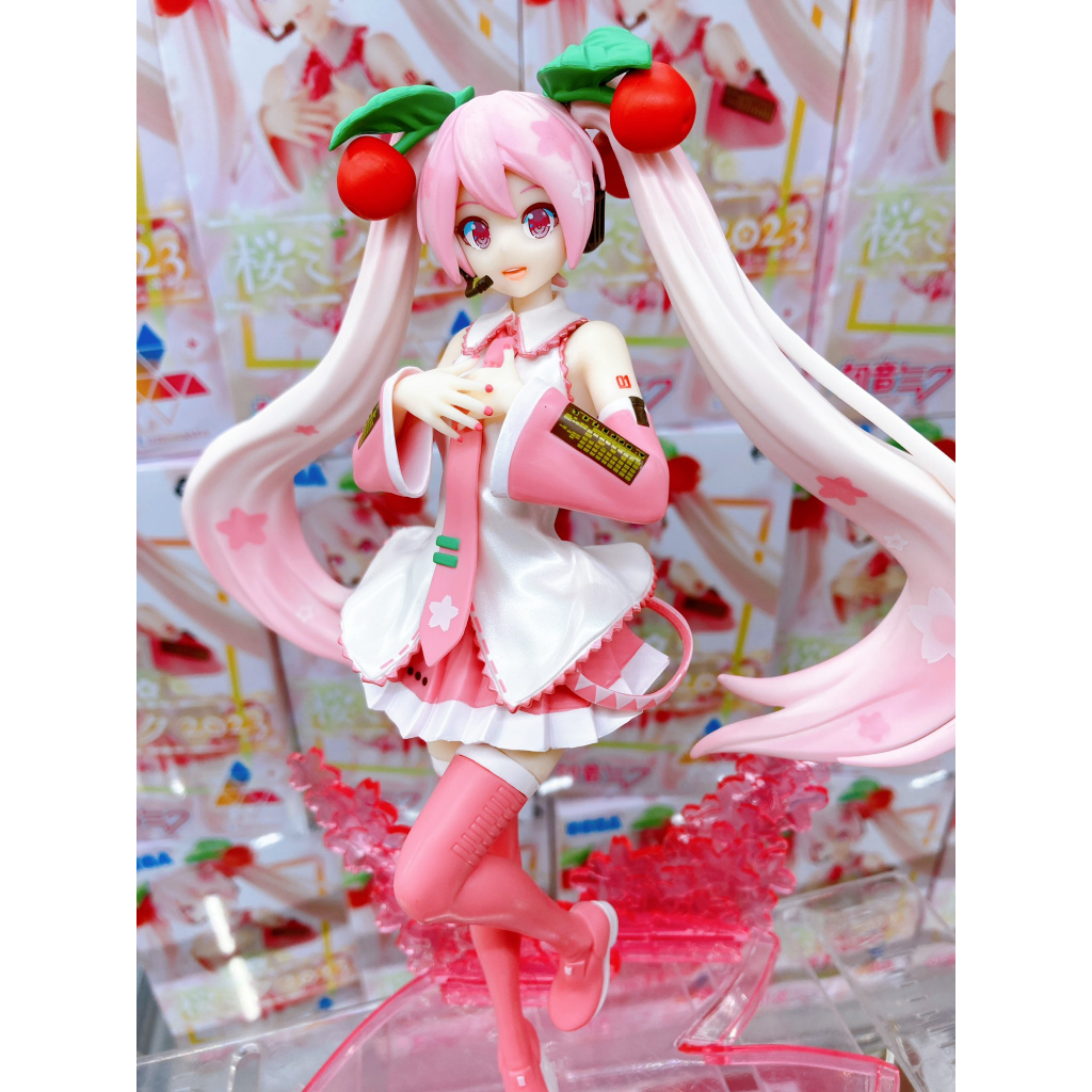 MÔ HÌNH CHÍNH HÃNG HATSUNE MIKU - Vocaloid - Luminasta - Sakura Miku 2023 Figure