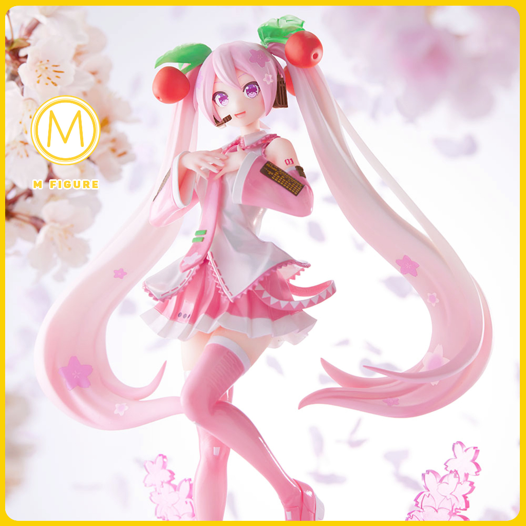 MÔ HÌNH CHÍNH HÃNG HATSUNE MIKU - Vocaloid - Luminasta - Sakura Miku 2023 Figure