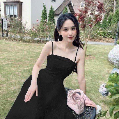 Đầm Maxi Ren Hoa Nổi 2 Dây, Đầm Maxi Đi Biển Bigsize Quỳnh Anh Từ 50 kg Đến 100 kg M/L/XL/XXL