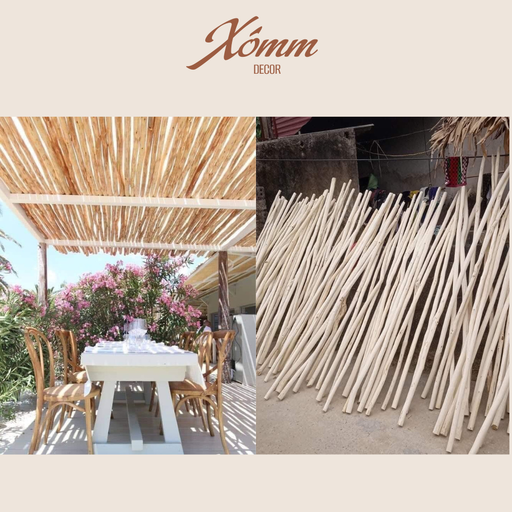 Cành cây khô tự nhiên dài 1-2m làm khung dàn trang trí decor, mái che sân vườn, quán cafe, thanh gỗ đk 2-4cmcm