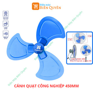 Cánh quạt công nghiệp nhôm 450 cho quạt sàn, quạt cây komasu km 450 bs 500, vinawind qs500