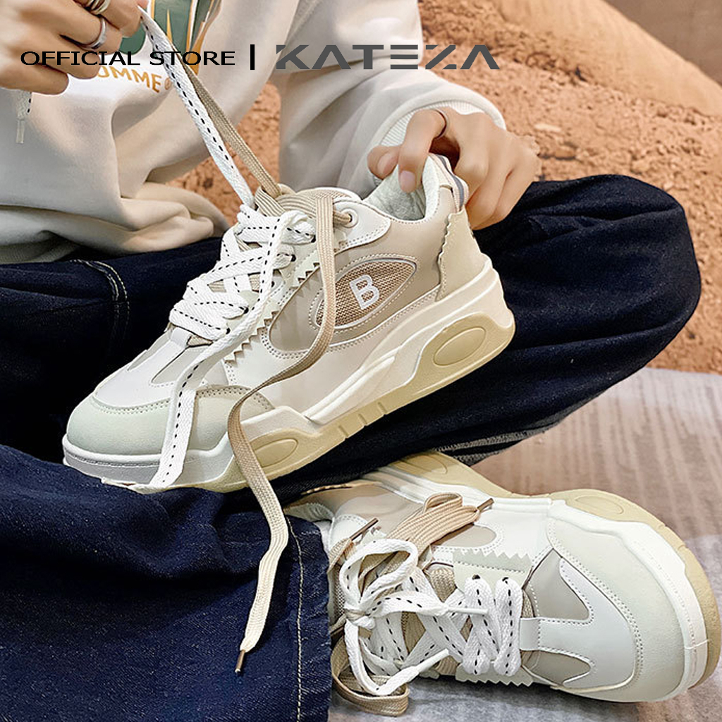 Giày sneaker độn đế cao cấp cho nam chữ B tôn dáng êm chân thiết kế năng động trẻ trung size từ 39 đến 44 MS85