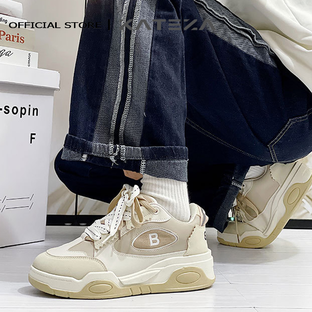 Giày sneaker độn đế cao cấp cho nam chữ B tôn dáng êm chân thiết kế năng động trẻ trung size từ 39 đến 44 MS85