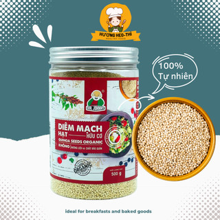 Hạt Quinoa Hữu Cơ Hộp 500g, Diêm Mạch Chính Hãng Nhập Khẩu Từ Nam Mỹ
