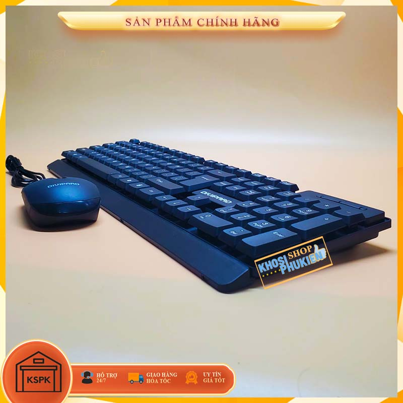 Bộ bàn phím chuột văn phòng kiểu dáng siêu mỏng hiện đại - Combo phím chuột giá rẻ