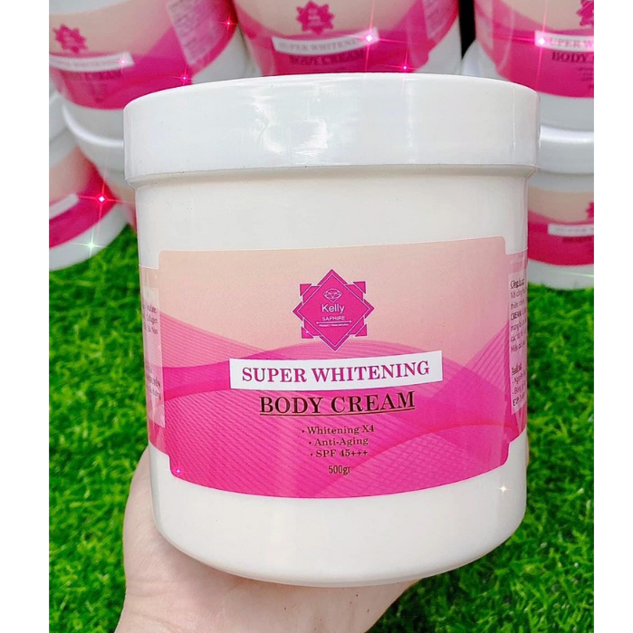 🔥GIÁ TỐT🔥 KEM BODY KELLY CỐT THÁI LAN SIÊU MỀM MỊN TRẮNG NHANH CHO DA ĐEN CHAI LÌ 1KG