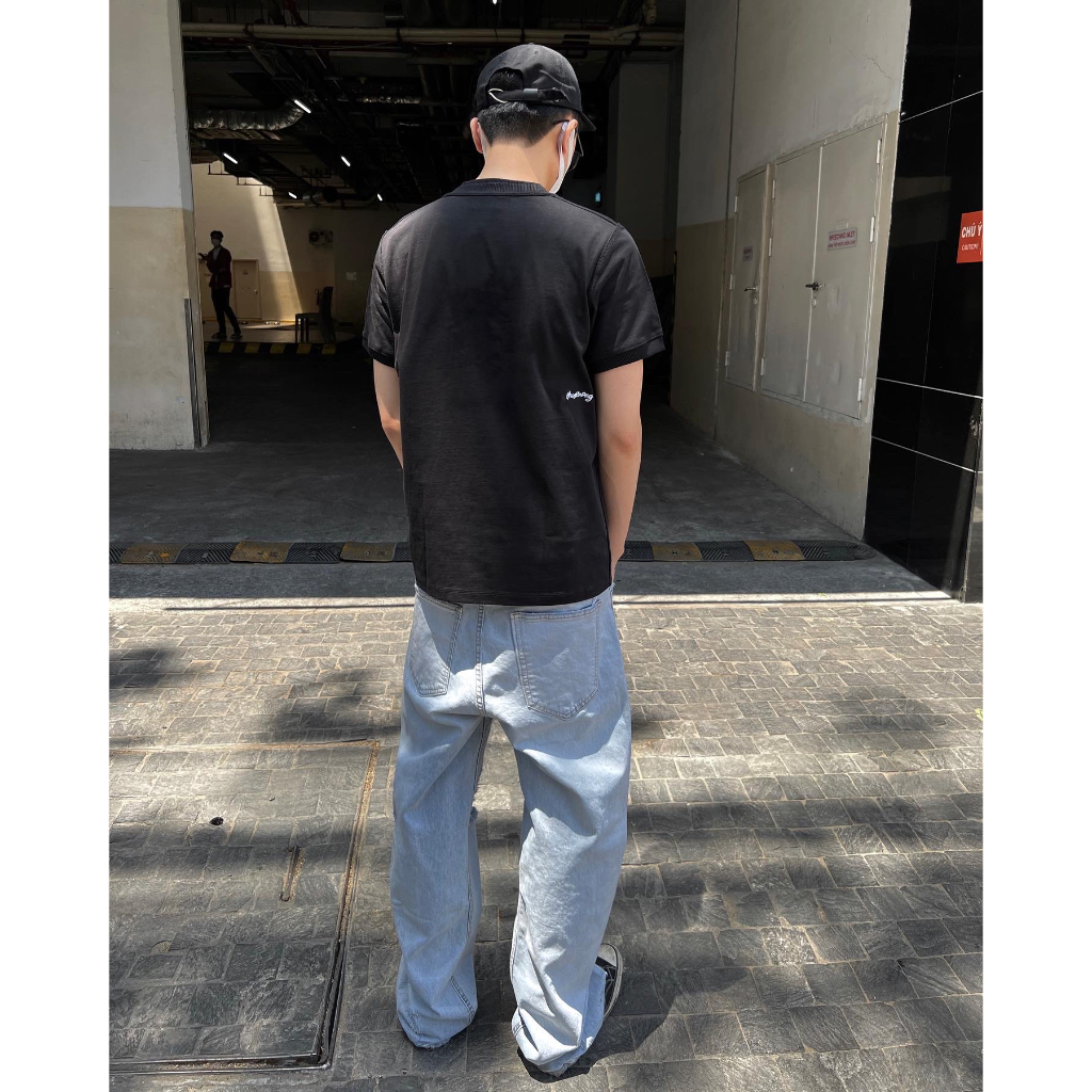 ÁO THUN xám 2 phom BABY ÔM BODY / BOXY HÌNH VUÔNG Spider CHUOTTRANG