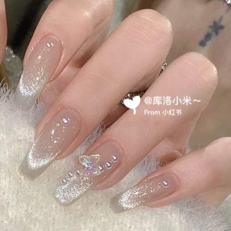 Nailbox xám mắt mèo charm bứm