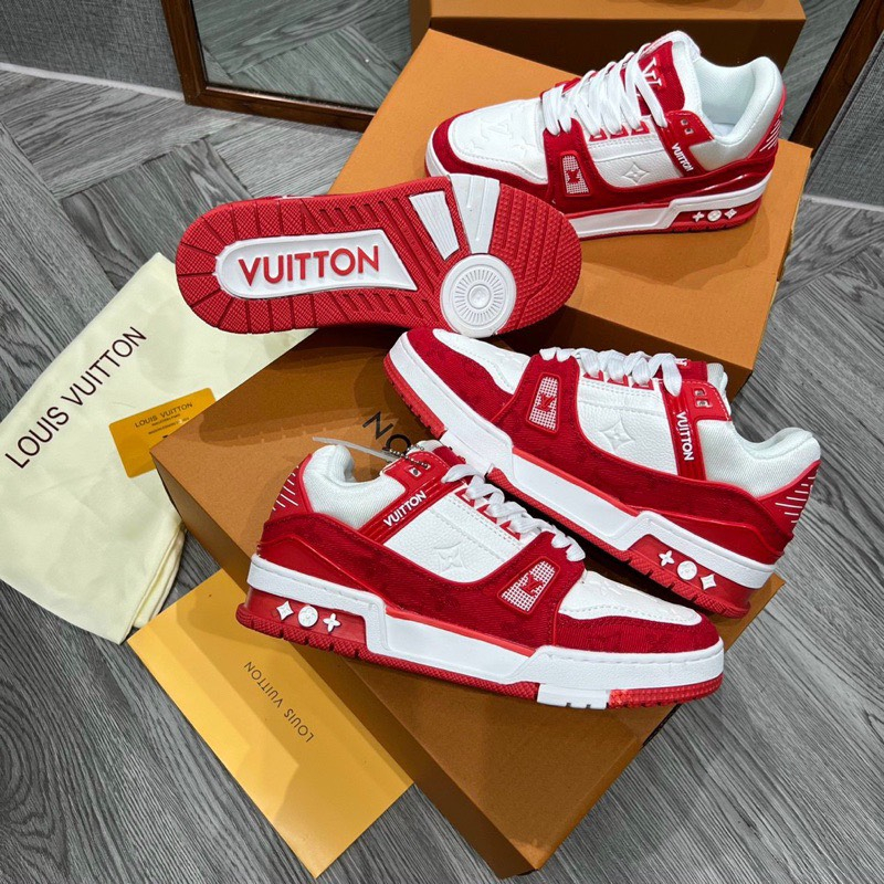 Giày Louis Vuitton LV Đỏ bao chất, hot hit dành cho nam nữ - thanggiaychina