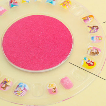 Combo set dán móng tay nhựa kèm keo dán và 1 tấm sticker 3D cho bé gái công chúa Disney, Frozen Elsa, Mickey - DMT01