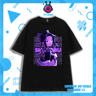 Áo phông kimetsu no yaiba: shinobu #1 100% cotton nam / nữ by the runaway