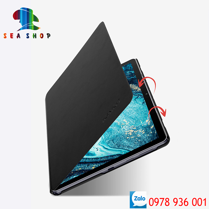 Bao da Samsung Tab A 7 inch 2016 SM-T280 T285 hiệu Kaku - có chức năng chống điện thoại xem phim - Thiết kế cổ điển