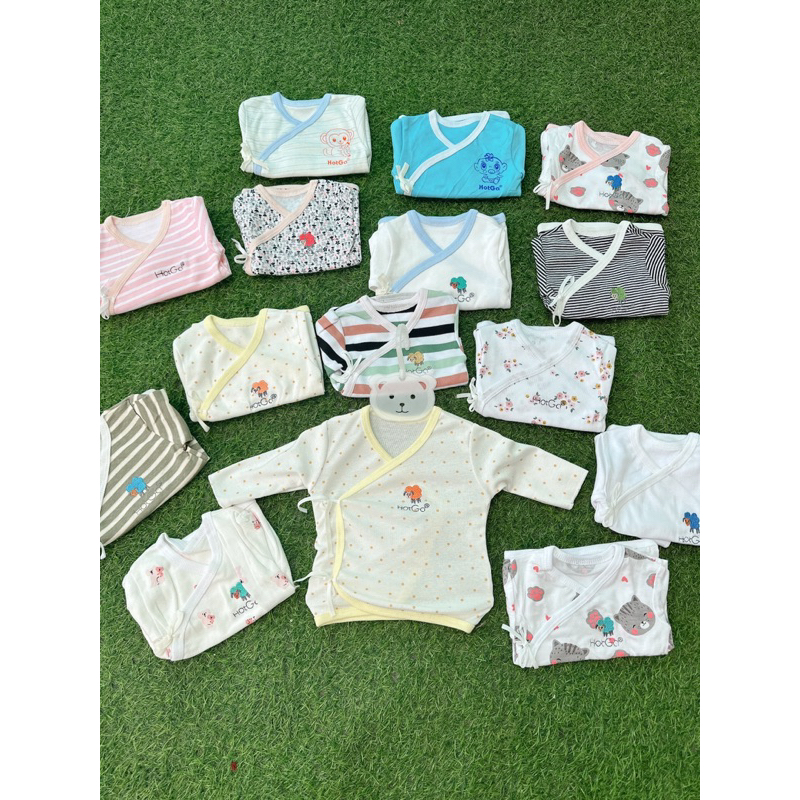Áo sơ sinh cột dây chất cotton  Hotga cho bé