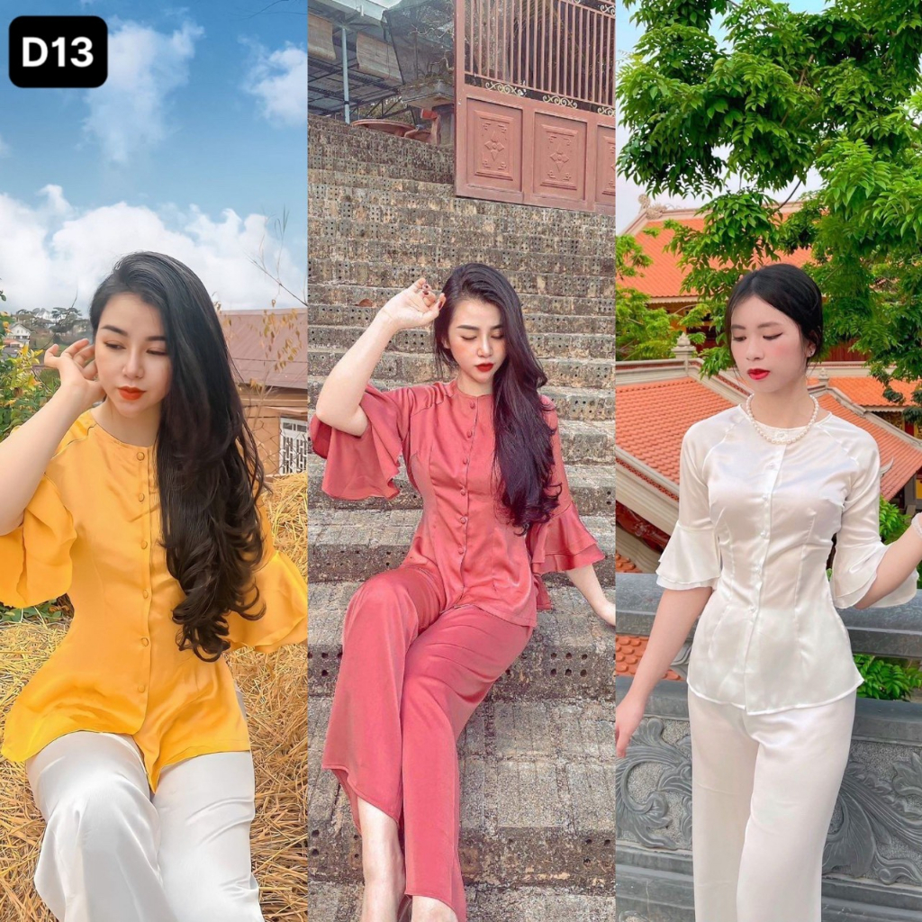 ĐỒ ĐI CHÙA CAO CẤP TAY BÈO SIÊU ĐÁNG YÊU D13