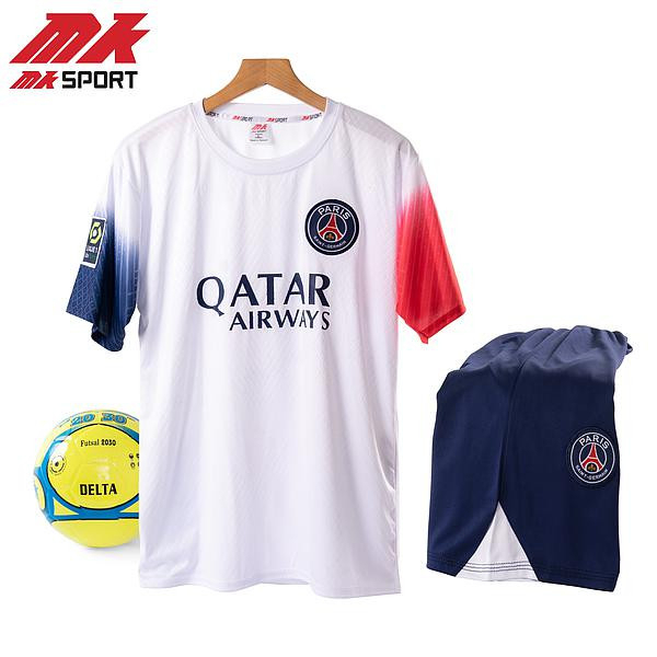 Bộ quần áo bóng đá PSG trắng sân khách 2024