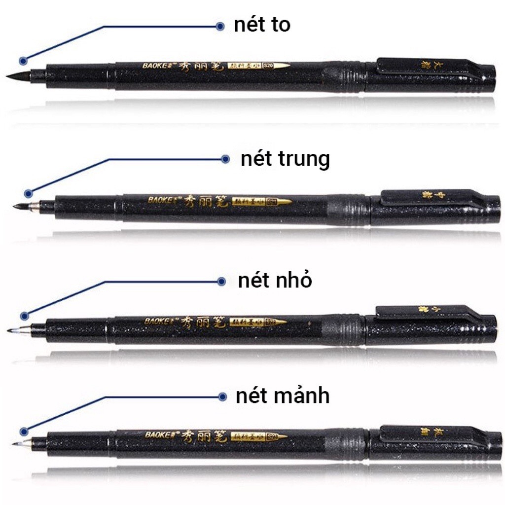 Bút thư pháp kèm 1 ống mực Baoke S20 / S21 / S22 / S23