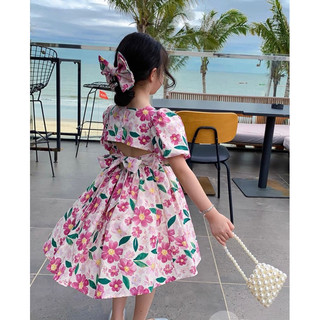 VÁY HOA GIẤY HỞ LƯNG 8 - 20 kg