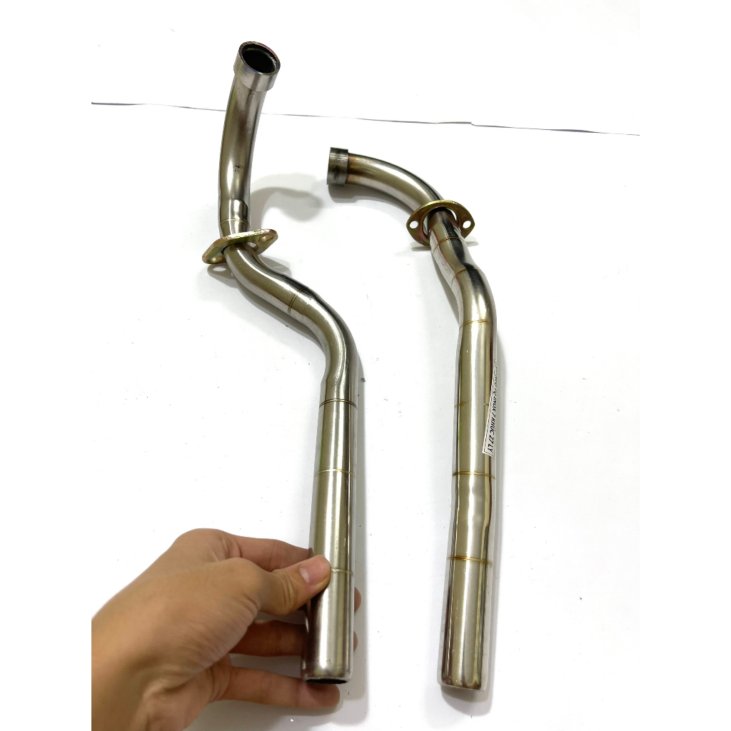 Cổ Pô 7 Khúc Hàn Vân Nổi Ware 110 - 100 - 50cc ,Ware Rs, Pô Uma