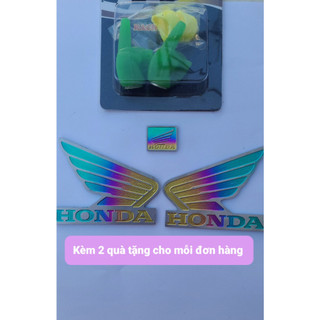 Com bo (Cặp cánh chim Honda bằng Titan+1 cặp van vòi+1 logo HonDa)