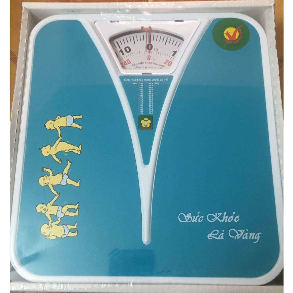 CÂN SỨC KHOẺ GIA ĐÌNH 120 KG  _ CÂN NHƠN HOÀ CHÍNH HÃNG  - CNSK-120