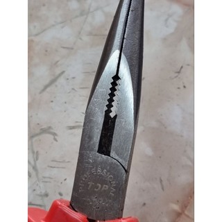 Kềm nhọn, kìm mỏ nhọn top cán dày cách điện 5",8"