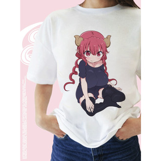 Áo Thun In Hình Iruru Waifu Anime Kobayashi-san-Chi-no-Maid-Dragon Unisex Nam Nữ