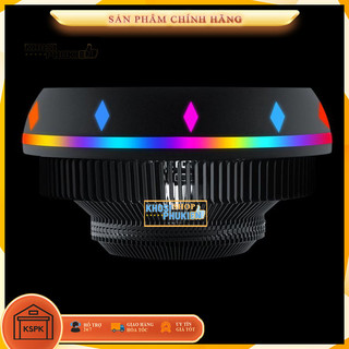 Quạt tản nhiệt UFO đèn LED sặc sỡ