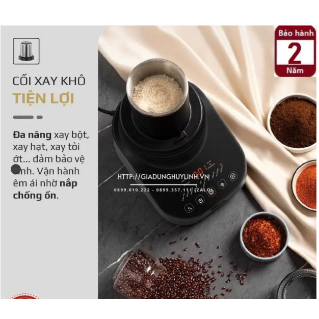 Cối xay khô Olivo (Dành cho máy làm sữa hạt Olivo Cb22) - Hàng chính hãng