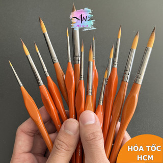 [Giá Tốt] CỌ VẼ ĐẦU NHỌN THÂN CAM , Cọ hand ZBS2