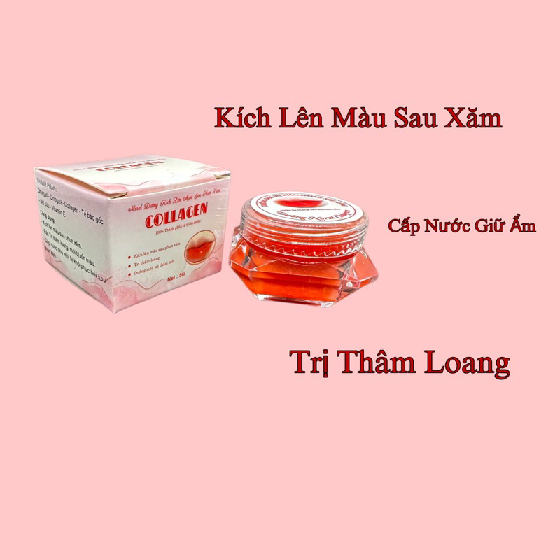 Son Dưỡng Môi Kích Nên Màu Sau Phun Xăm Chống Loang