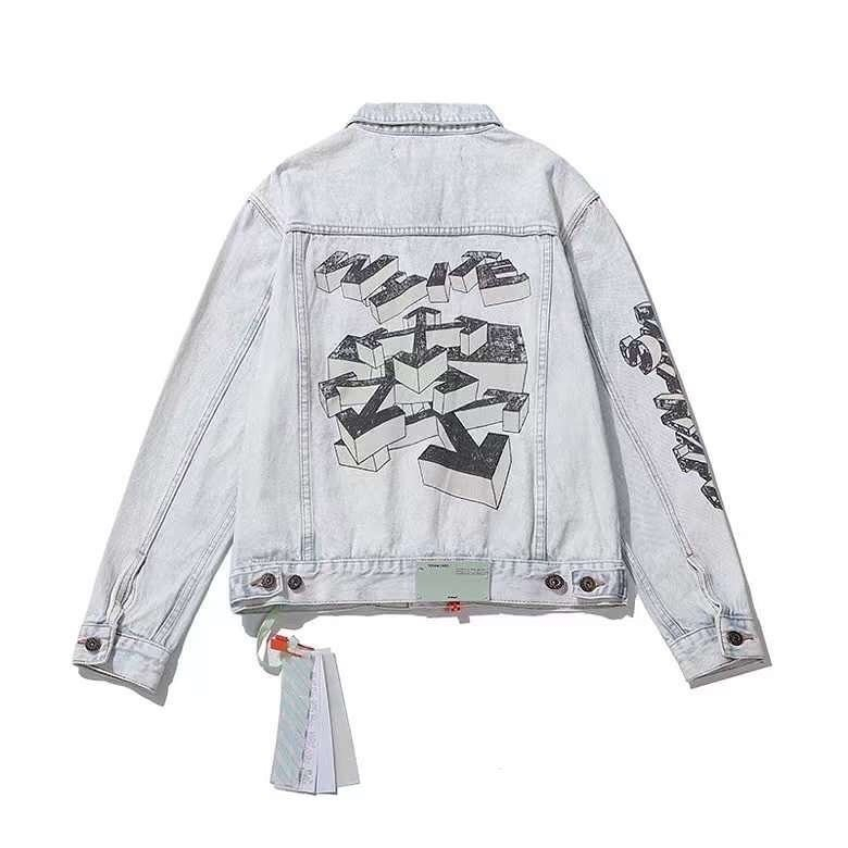Áo Khoác Nam Jacket Off White Wash