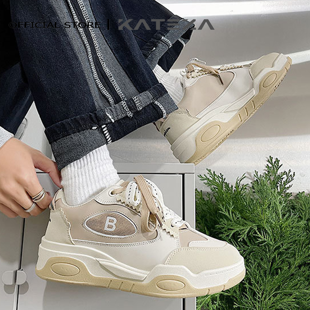 Giày sneaker độn đế cao cấp cho nam chữ B tôn dáng êm chân thiết kế năng động trẻ trung size từ 39 đến 44 MS85