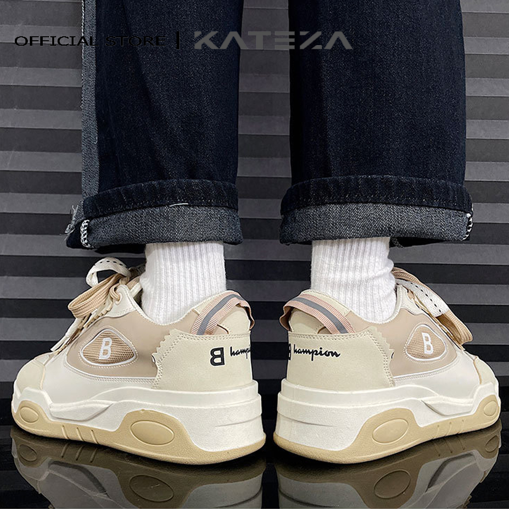 Giày sneaker độn đế cao cấp cho nam chữ B tôn dáng êm chân thiết kế năng động trẻ trung size từ 39 đến 44 MS85