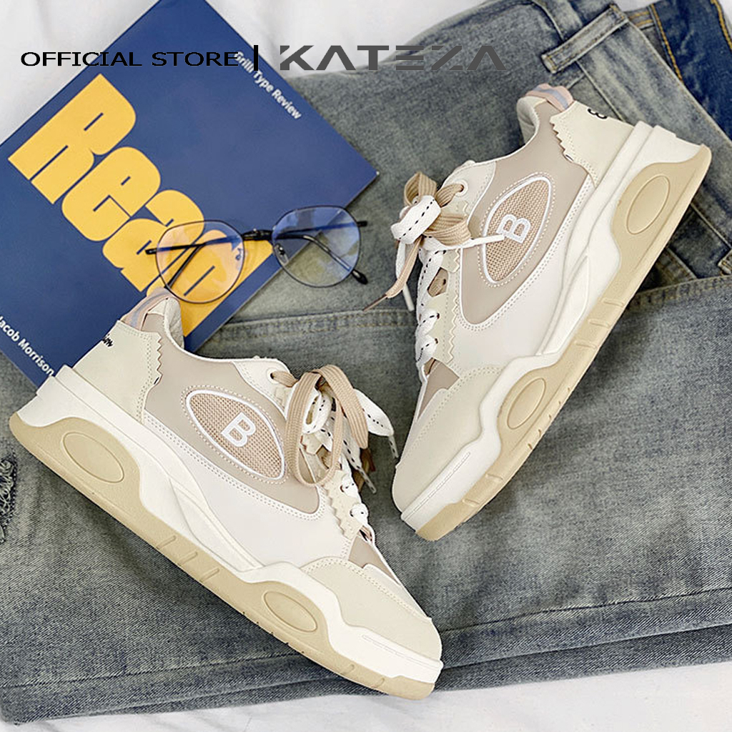 Giày sneaker độn đế cao cấp cho nam chữ B tôn dáng êm chân thiết kế năng động trẻ trung size từ 39 đến 44 MS85