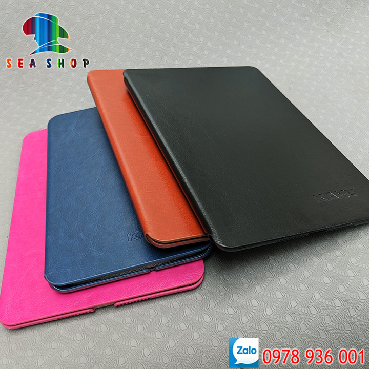 Bao da Samsung Tab A 9.7 inch 2019 SM-T550 T555 hiệu Kaku - có chức năng chống điện thoại xem phim - Thiết kế cổ điển