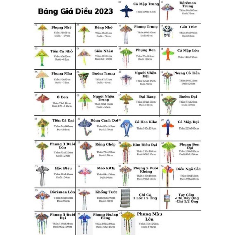 Diều Đôremon lớn tặng kèm dây 100m có tay cầm