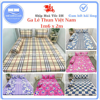 Ga giường lẻ ,drap lẻ thun lạnh việt nam kích thước 1m4 x 2m