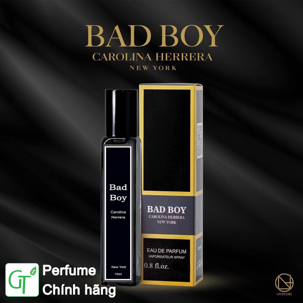 Nước hoa Nam Bad Boy - Chai Chiết 10ml Dạng Xịt - Nguyên Liệu Nhập Pháp Hương Thơm Quyến Rũ, Sang Trọng