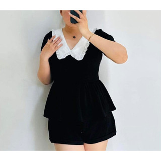KT133 - SET PEPLUM GÂN NỔI 3 MÀU