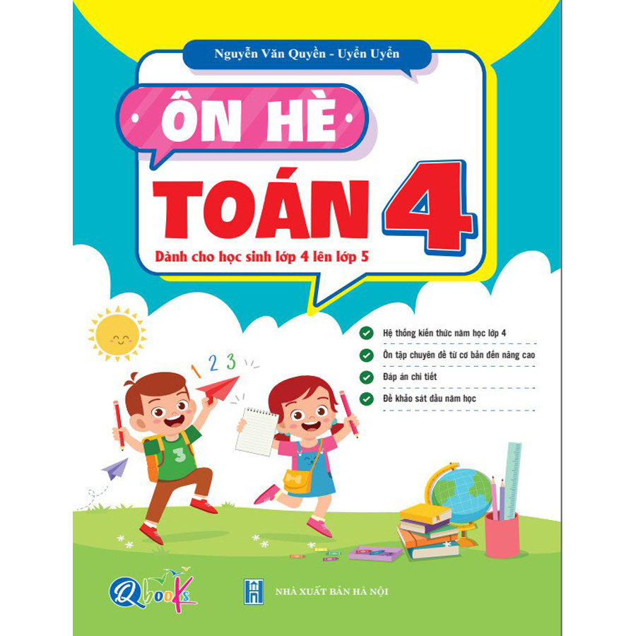 Sách - Combo Ôn Hè Toán và Tiếng Việt 4 - Dành cho học sinh lớp 4 lên lớp 5 (2 cuốn) | BigBuy360 - bigbuy360.vn