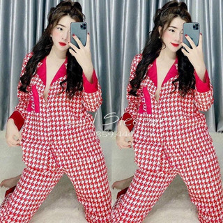 Bộ ngủ - Đồ ngủ pizama chất satin