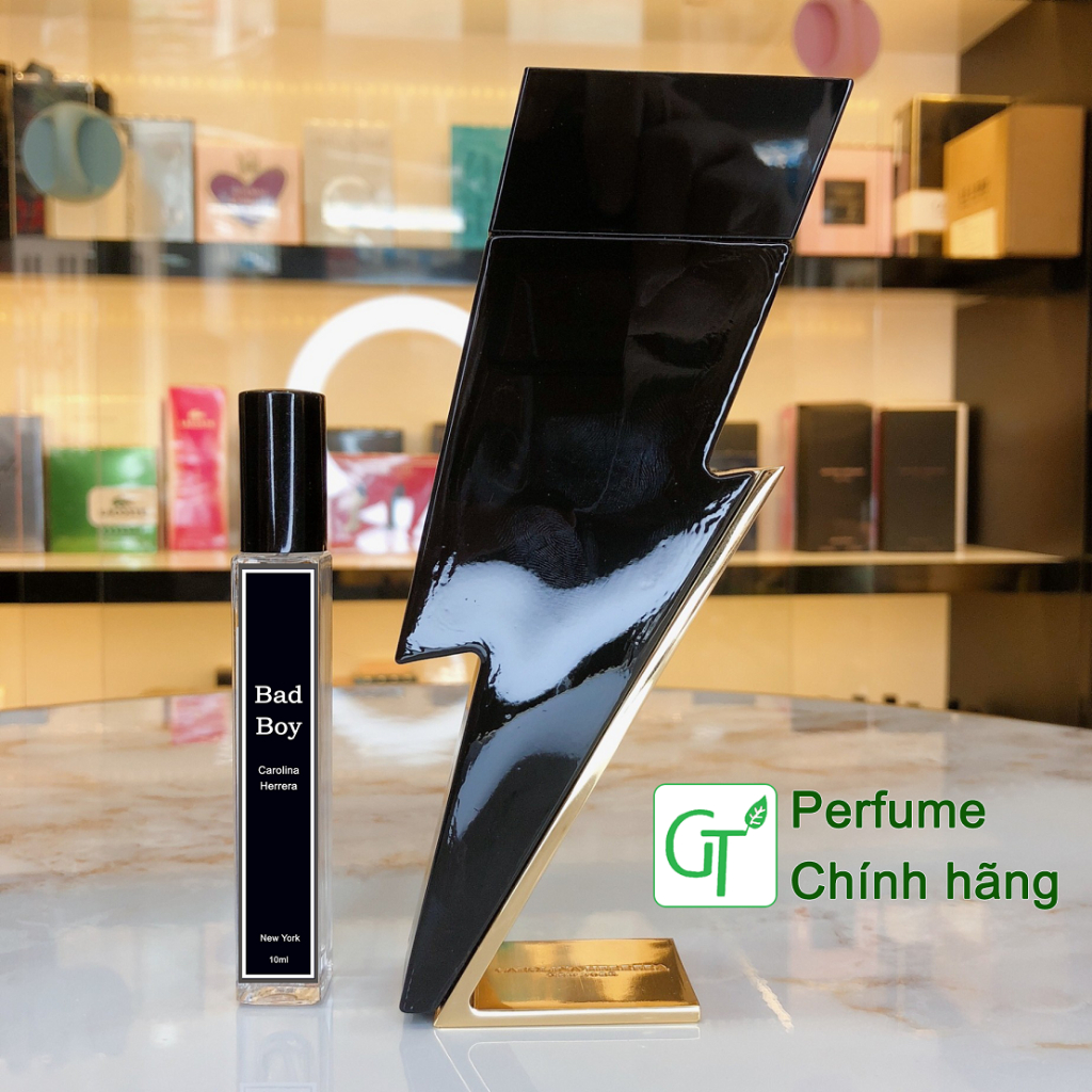Nước hoa Nam Bad Boy - Chai Chiết 10ml Dạng Xịt - Nguyên Liệu Nhập Pháp Hương Thơm Quyến Rũ, Sang Trọng