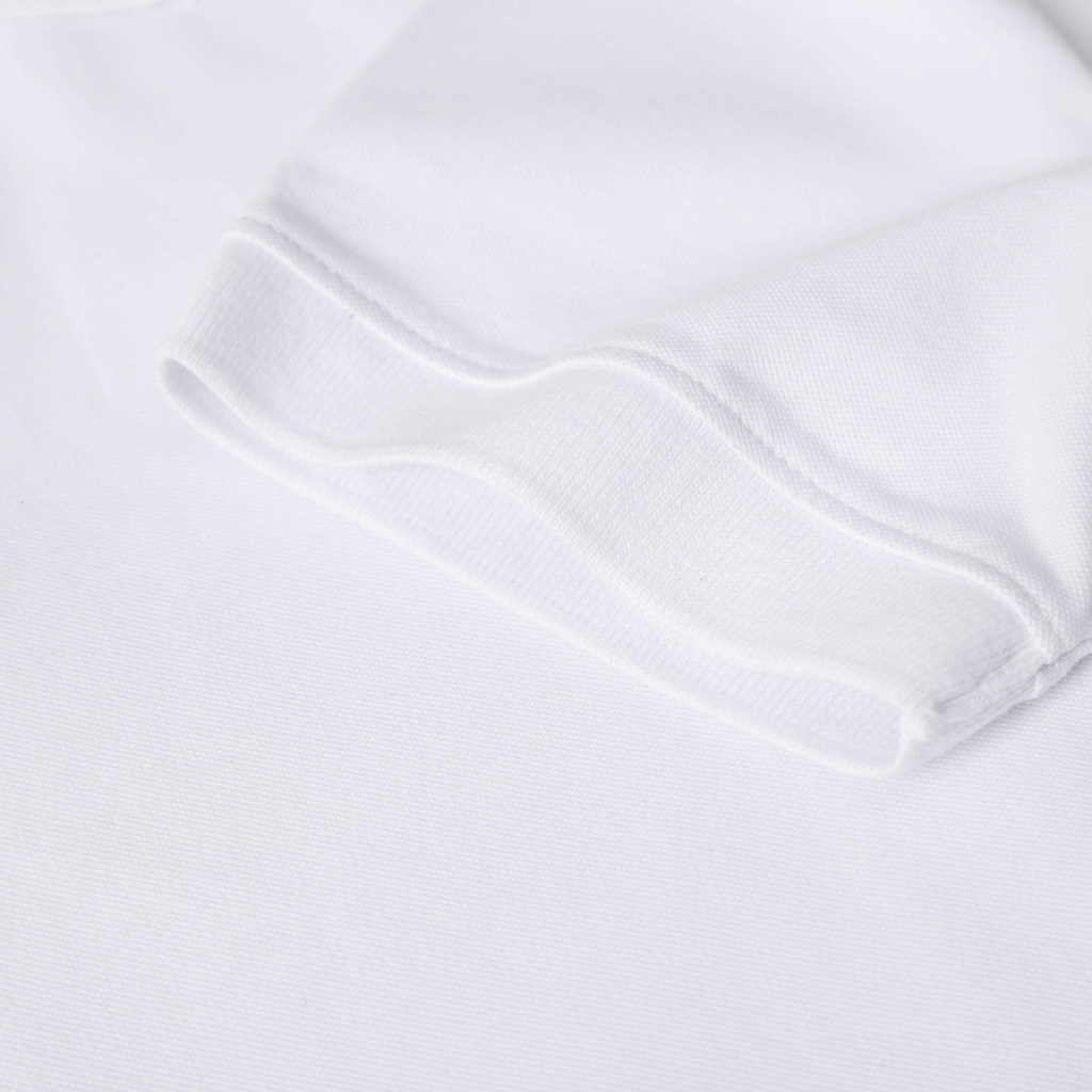 Áo Polo trơn trắng