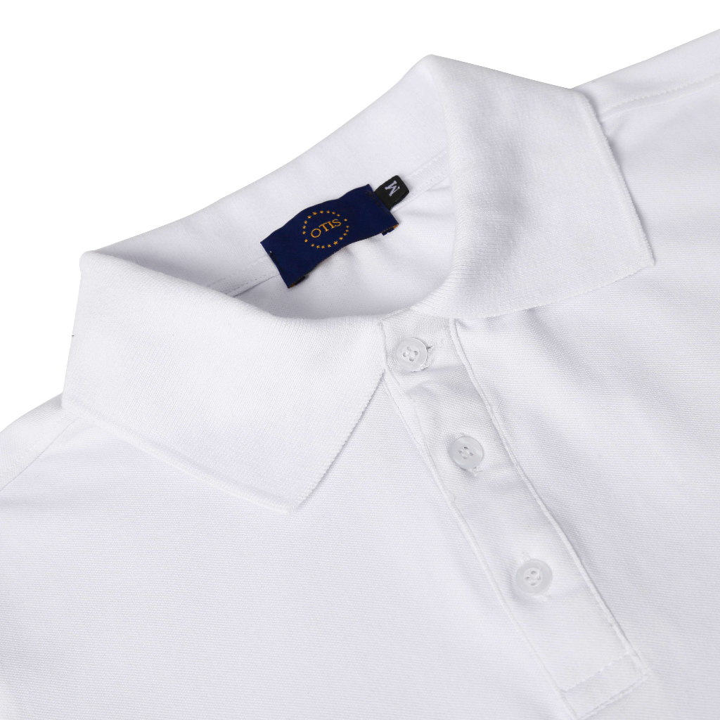 Áo Polo trơn trắng